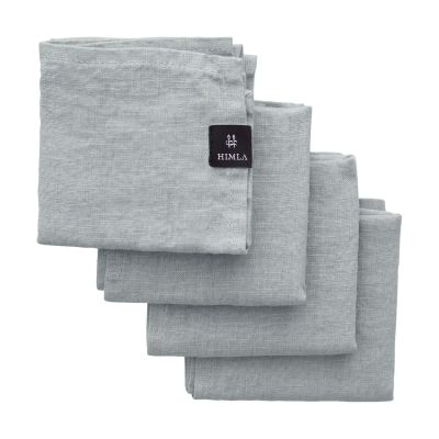 Himla Sunshine-pellavalautasliina 4 kpl Heavenly, 45x45 cm