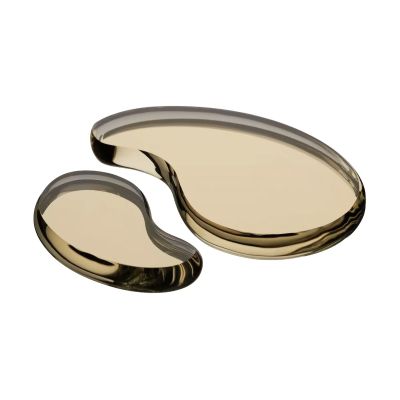 Kosta Boda Tears of joy koriste-esine 2 osaa Kulta