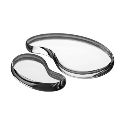 Kosta Boda Tears of joy koriste-esine 2 osaa Hopea