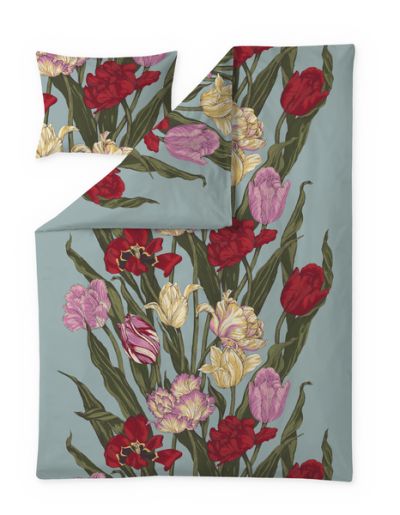 Vallila Kukoistus-satiinipussilakanasetti