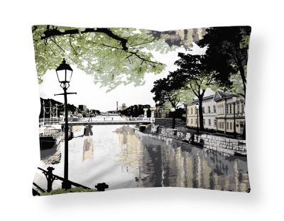 Vallila Aurajoki-tyynyliina