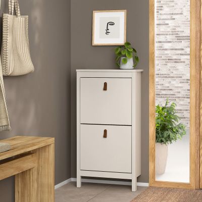 Tvilum Madrid kenkäkaappi 2-laatikolla kashmir