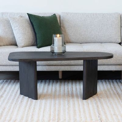 House Nordic Melo sohvapöytä 100x50x41 cm tummanruskea, kuvausmalli