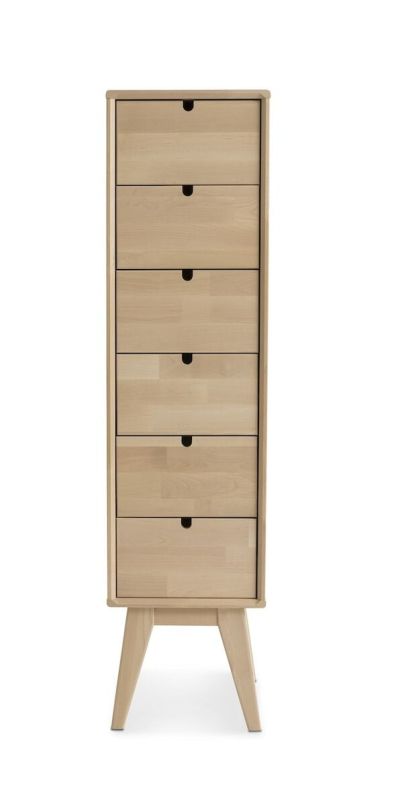 Kiteen Notte korkea lipasto, koivu/lakattu, asiakaspalautus