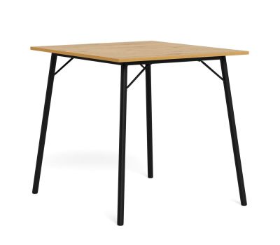 Ei brändiä Peru ruokapöytä 70x70 cm tammi/musta