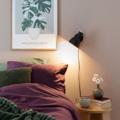 Veke Kumpu seinävalaisin musta