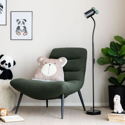 Veke Hiiri lattiavalaisin mattamusta/vihreä