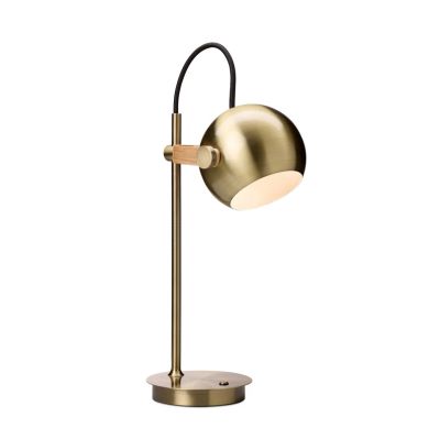 Halo Design - DC PORTABLE LED-akkulamppu, antiikkimessinki, metalli