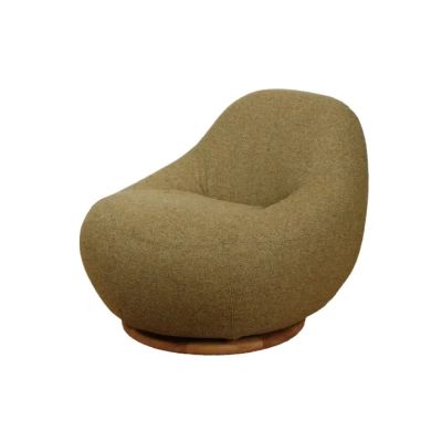 Cane-line, Gem lounge tuoli m/teak kääntölaakeri Turmeric yellow, Rise