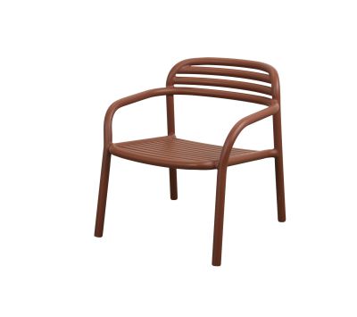 Cane-line, Bliss lounge tuoli, pinottava Desert red, aluminium