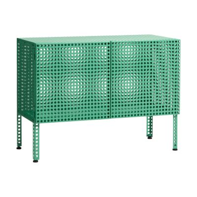 HAY Perforated Cabinet kaappi small Soft jade