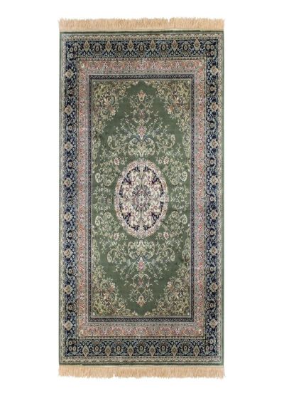 K/M Casablanca Medallion viskoosimatto 200x300 cm vihreä