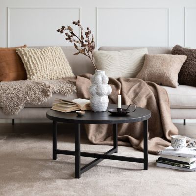 Veke Kuulas sohvapöytä Ø72 cm hiili, asiakaspalautus