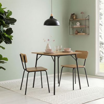 Ei brändiä Peru 2-hengen ruokailuryhmä tammi/musta