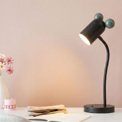 Veke Hiiri pöytävalaisin mattamusta/vihreä