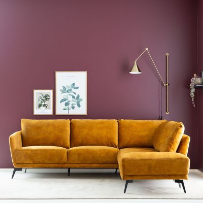 Veke Aalto avokulmasohva oikea kulta Adore 132