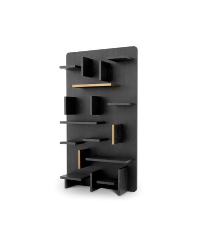 Eichholtz Highgrove-hylly tummanharmaa tammi