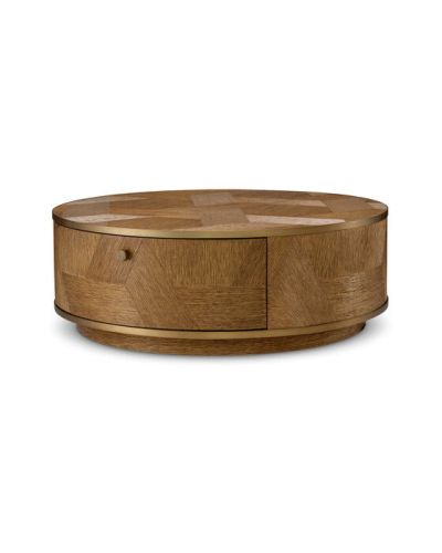 Eichholtz Velutto sohvapöytä tammiviilu messinki