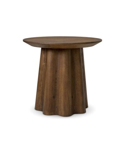 Eichholtz Papyrus-sivupöytä, tummanruskea tammiviilu