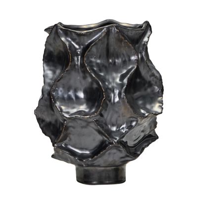 House Doctor - Waves-maljakko, korkeus 25 cm, harmaa kivi