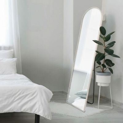 Mirrors and More M&M Britt lattia-/seinäpeili 40x160 cm hiekka