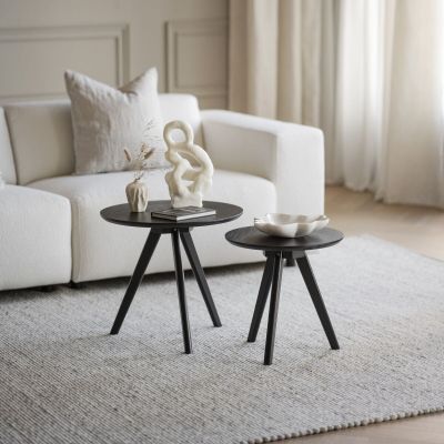 Rowico Home Yumi sarjapöytä musta lakattu tammi