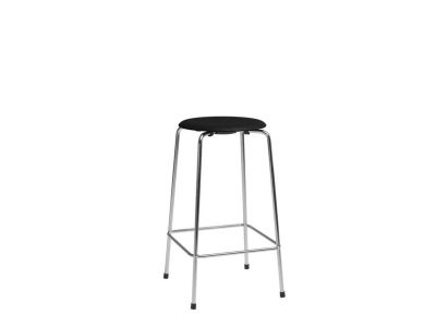 FRITZ HANSEN - High Dot -jakkara, 65 cm, kromi/savuharmaa, puu