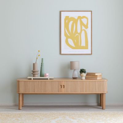 Veke Raita tv-taso 140x40x45 cm lakattu tammiviilu, asiakaspalautus