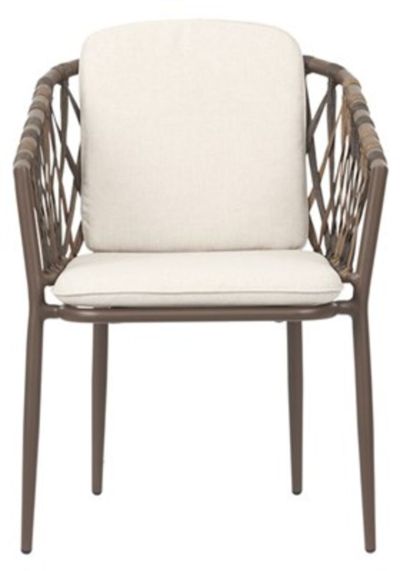 ENVY,Outfit Envy Harvey puutarhatuoli pehmusteella, ruskea, asiakaspalautus