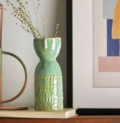 Bloomingville Bloomingvilel Embla maljakko 14,5 cm vihreä