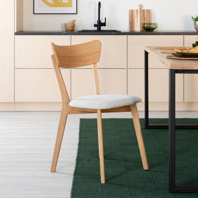 Veke Koto tuoli öljytty tammi 2kpl, hiekka chelsea 05, asiakaspalautus