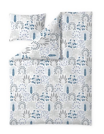 Finlayson Kekri pussilakanasetti Valkoinen / Harmaa / Sininen