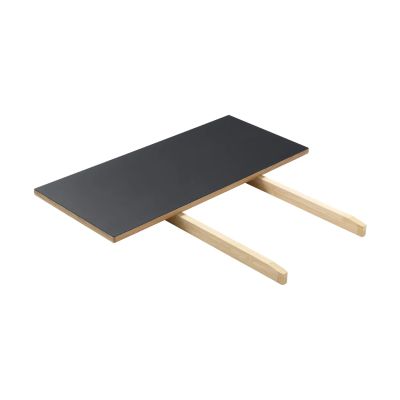 FDB Møbler C35L jatkolevy 82x37 cm Black linoleum-tammi vesipohjainen lakka