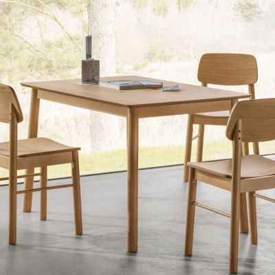 Veke Barlow ruokapöytä 120x80 cm lakattu tammi, asiakaspalautuss