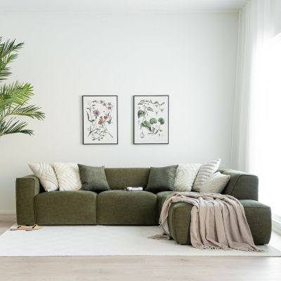 Veke Hali avokulmasohva oikea Home 14 vihreä, asiakaspalautus