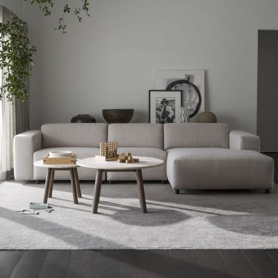 Rowico Home Willard divaanisohva oikea vaalea beige Alice 01, asiakaspalautus