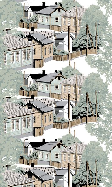 Vallila Naapurusto-kangas 150 cm