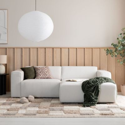 Veke Hali divaanisohva oikea Storm 02 valkoinen, asiakaspalautus