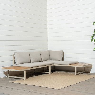 Veke Nyborg sohvaryhmä greige, kuvausmalli