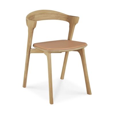 Ethnicraft Bok tuoli Lakattu tammi-nahka Sienna