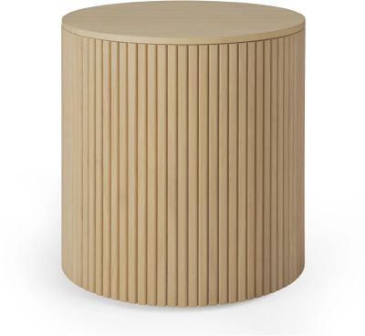 Ethnicraft Roller Max -sivupöytä Tammi, pyöreä