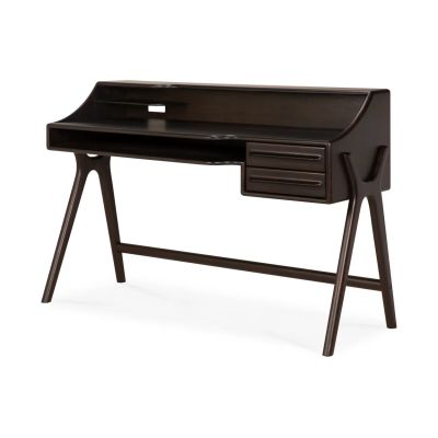 Ethnicraft Flow kirjoituspöytä Rose brown mahonki, 140×55 cm