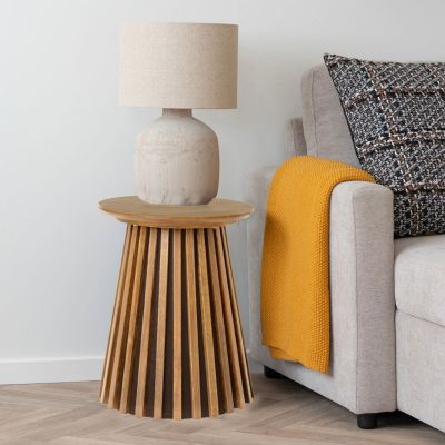 House Nordic Osaka pyöreä apupöytä Ø40 cm tammi