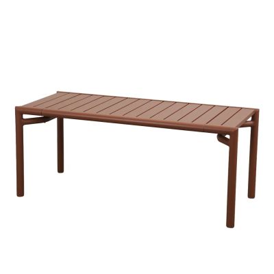 Cane-line, Bliss sohvapöytä/penkki Desert red, aluminium