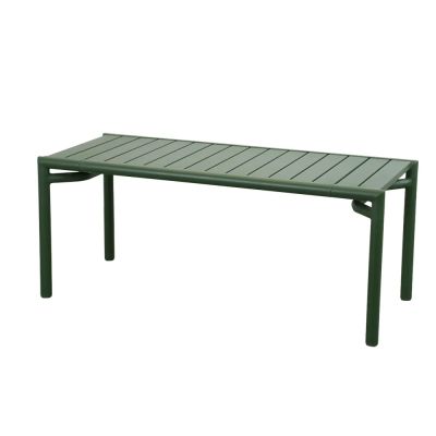 Cane-line, Bliss sohvapöytä/penkki Dark green, aluminium