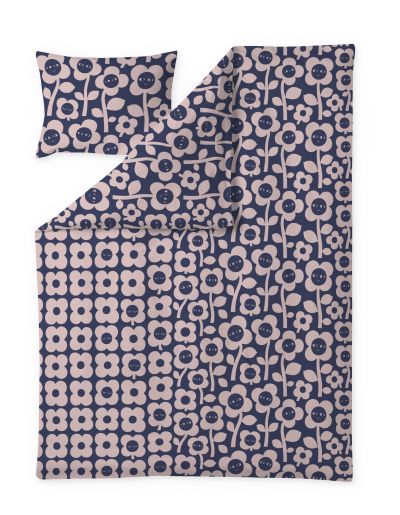 Finlayson Kukkariemu pussilakanasetti Pinkki