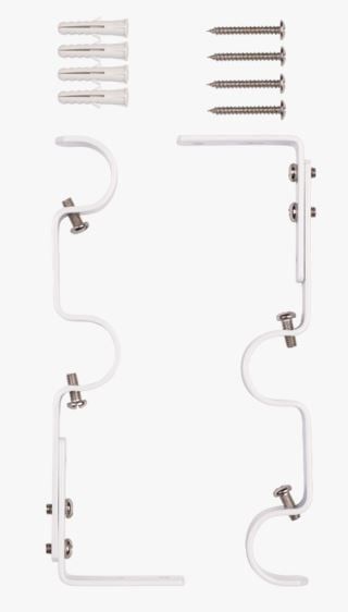 hemtex Duo seinäkiinnikkeet valkoinen