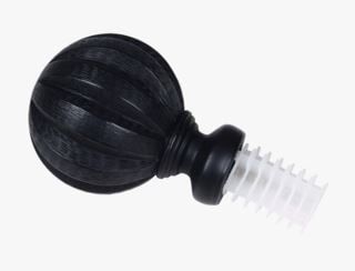 hemtex Relieff päätykappale, 2 kpl musta