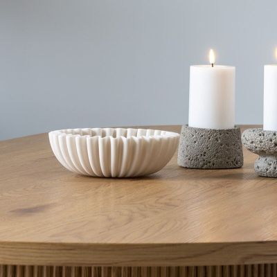 House Nordic Belinda kulho 20x6,5 cm beige