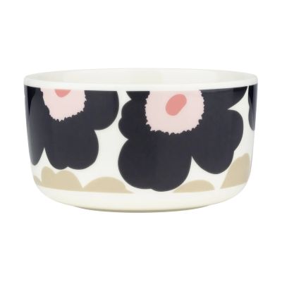 Marimekko Unikko kulho 5 dl Off white-charcoal-sand-pink